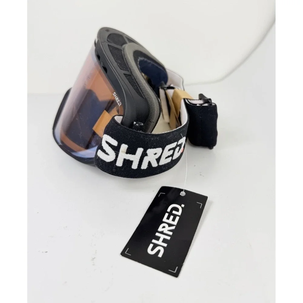 SHRED Optics Amazify Ski‎ Goggles Black CBL Plasma Mirror NoDistortion